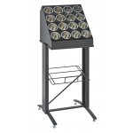 Black Floorstanding Bulk Condiment Unit